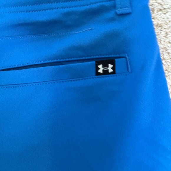 Under Armour Golf Shorts Youth Preppy Boys Blue Size XL - Picture 7 of 10